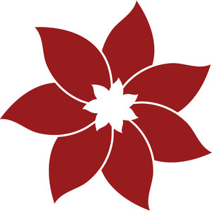 300x300 Huge Collection Of 'poinsettia Silhouette' Download More Than