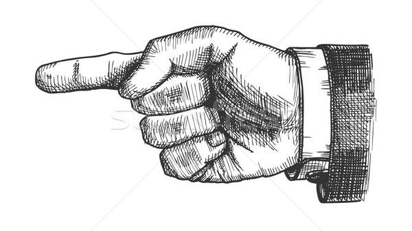 600x337 Male Hand Pointer Finger Showing Gesture Vector Vector