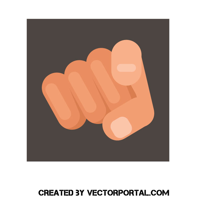 Pointing Finger Vector Clip Art 660x660 Pointing Finger Vector Clip Art