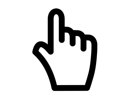 550x400 Filepointing Hand Cursor Vector