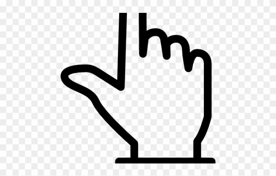 880x561 Hand Gesture Clipart Upward