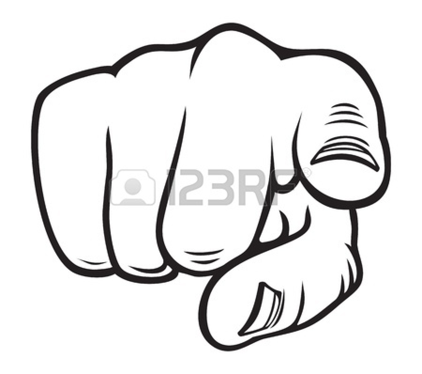 1350x1194 Pointing Hand Vector