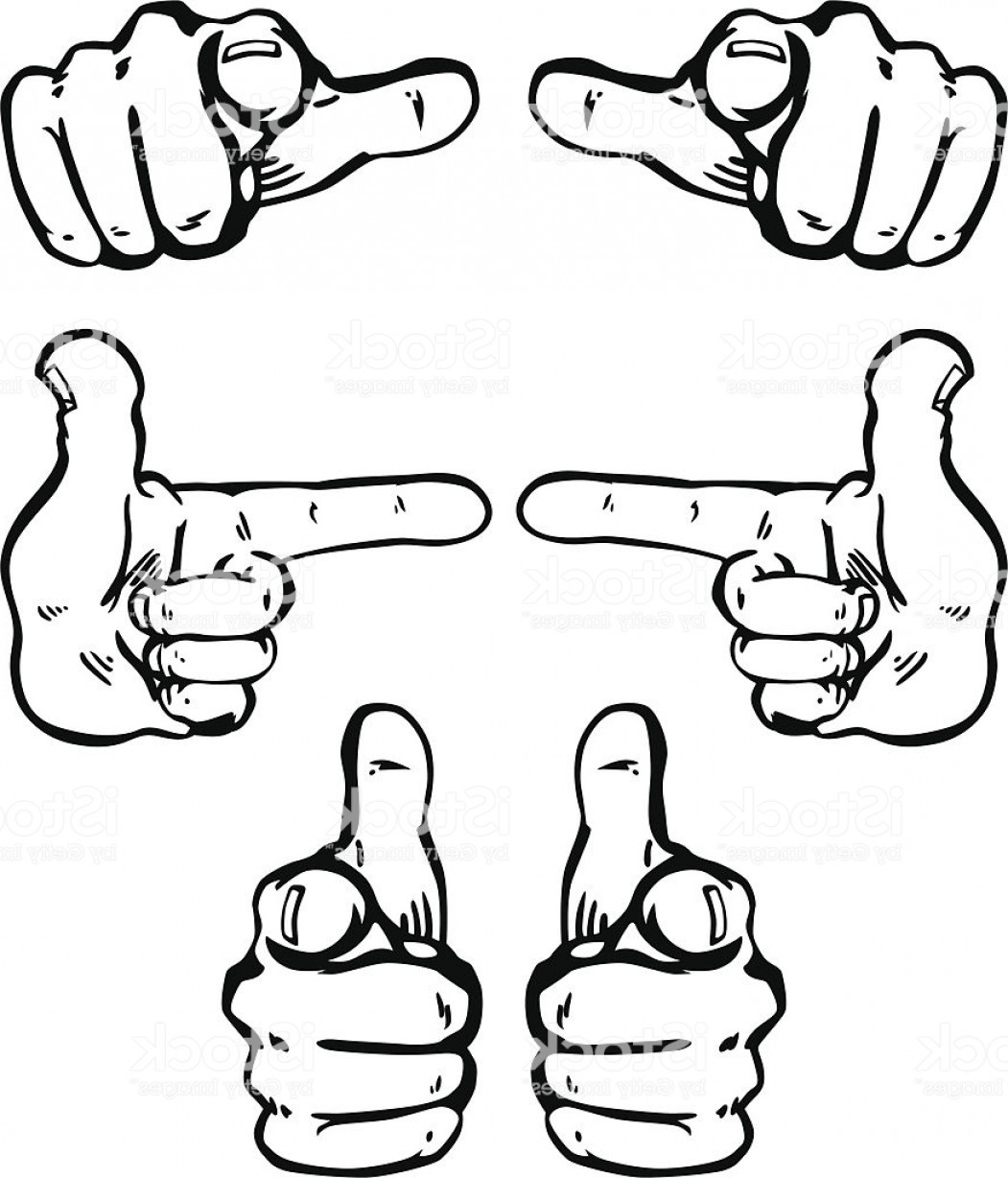 1051x1228 Pointing Hands Vector Set Gm Createmepink