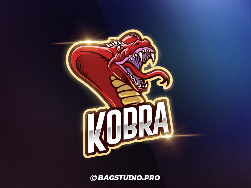800x600 Cobra Logo Vector Esport Template