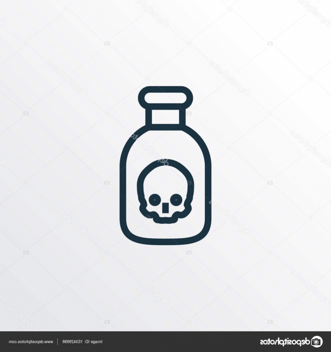 1155x1228 Stock Illustration Poison Outline Symbol Premium Quality Lamaison