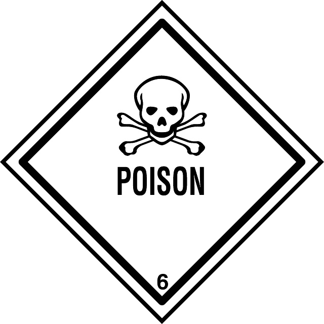640x640 Poison Vector Sign