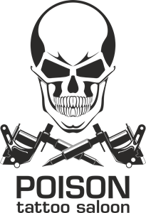 205x300 Poison Tattoo Saloon Logo Vector