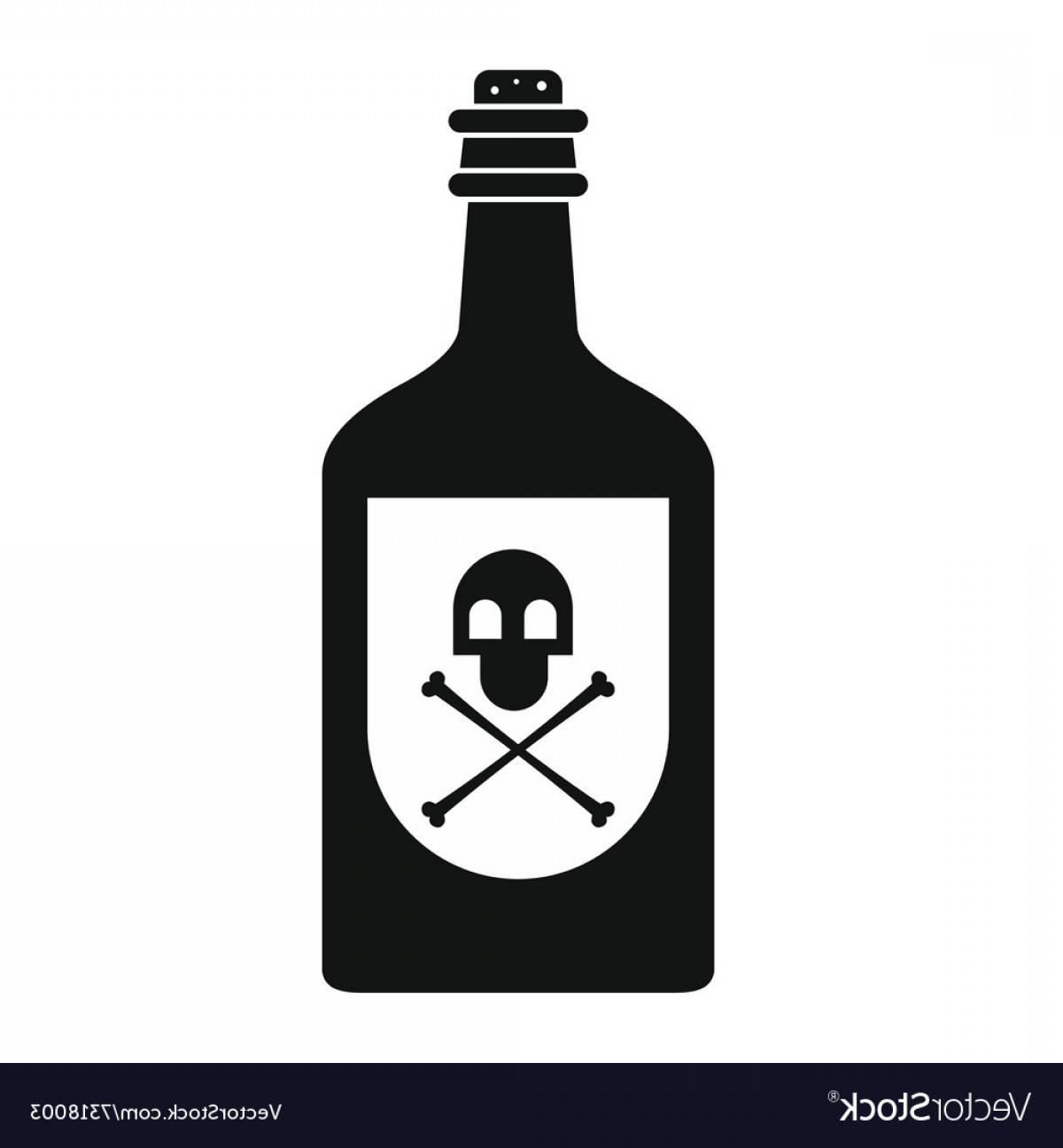 1200x1296 Poison Bottle Black Simple Icon Vector Studiogrfx