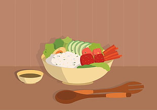 310x217 Poke Bowl Vector Free Graphics Uihere