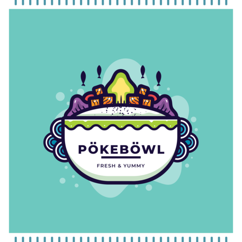 490x490 Poke Bowl Vector
