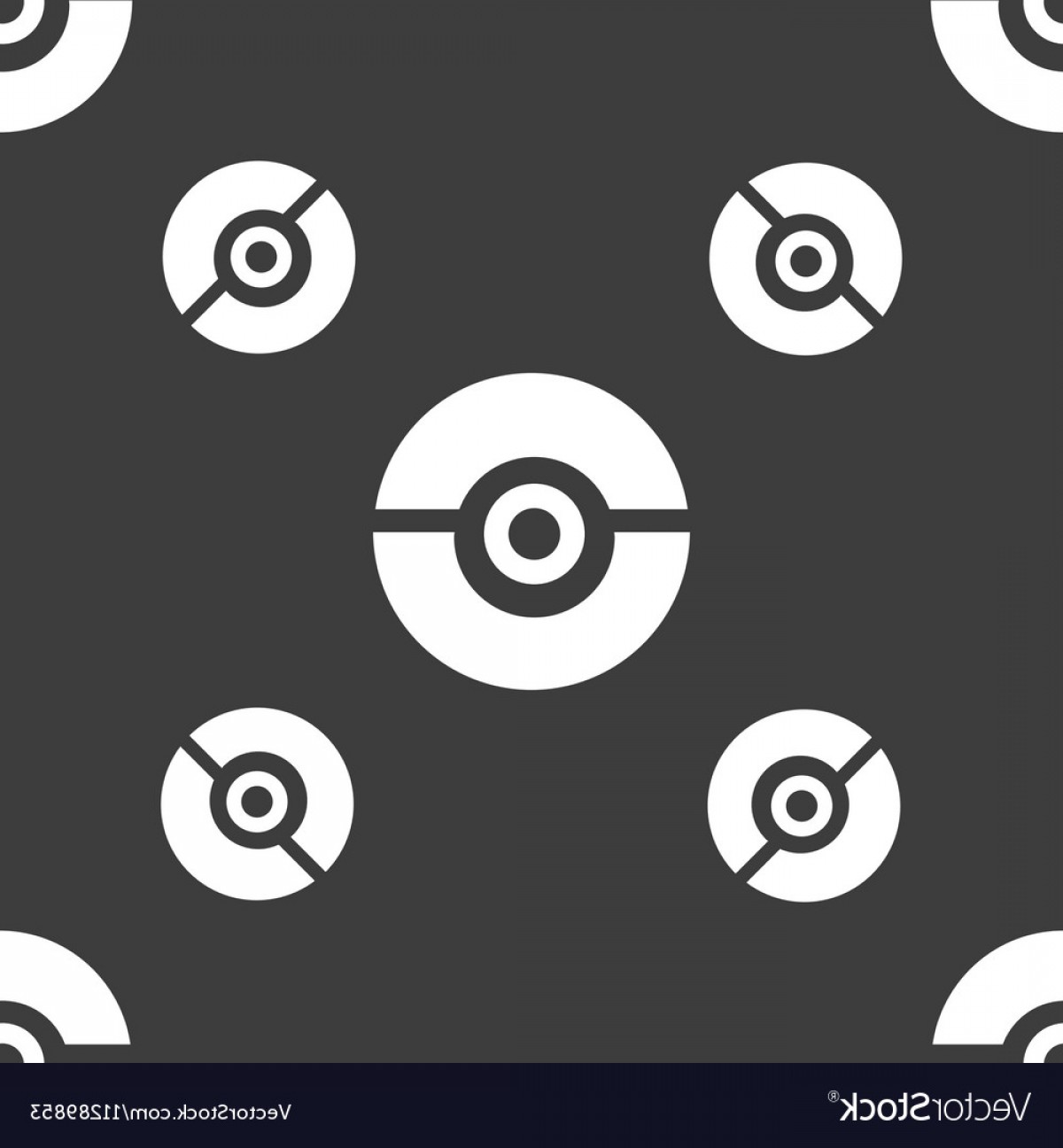 1200x1296 Pokeball Icon Sign Seamless Pattern On A Gray Vector Soidergi
