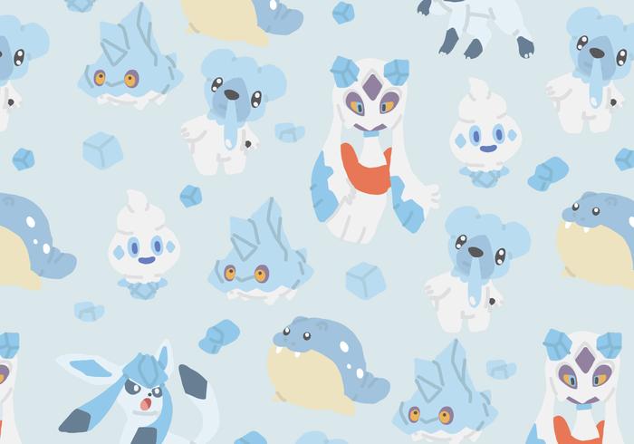 700x490 Pokemon Pattern Free Vector Art