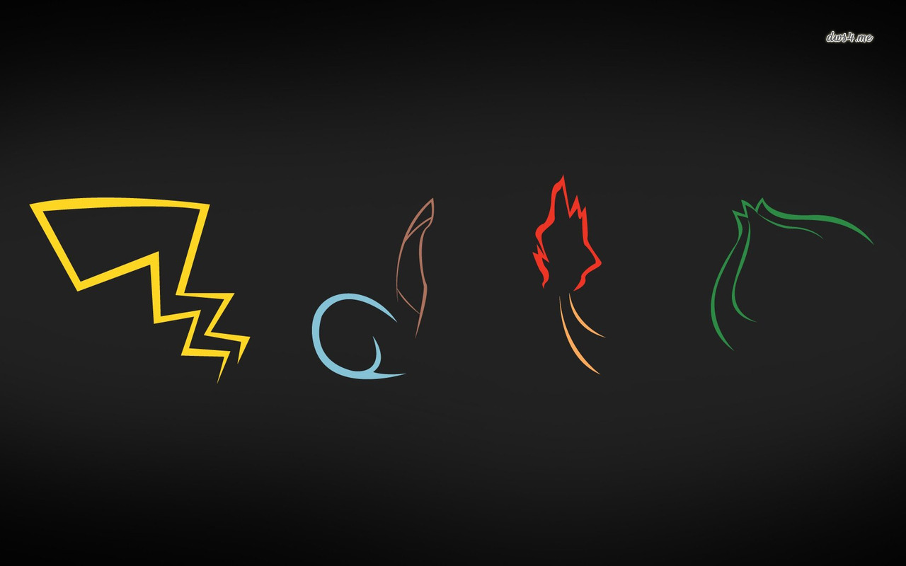 1280x800 Pokemon Symbols Wallpaper