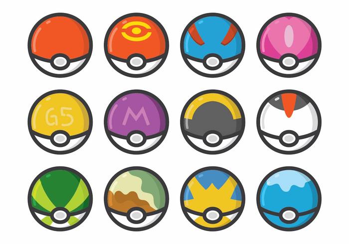 Pokemon Ball Vector at Vectorified.com | Collection of Pokemon Ball ...