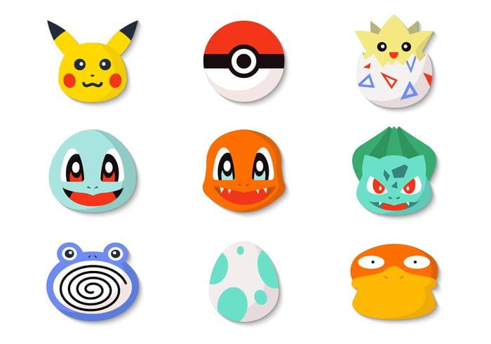 Free Pokemon Icons And Pokeball Vector Free Graphics 700x490 Free Pokemon Icons And Pokeball Vector Free Graphics