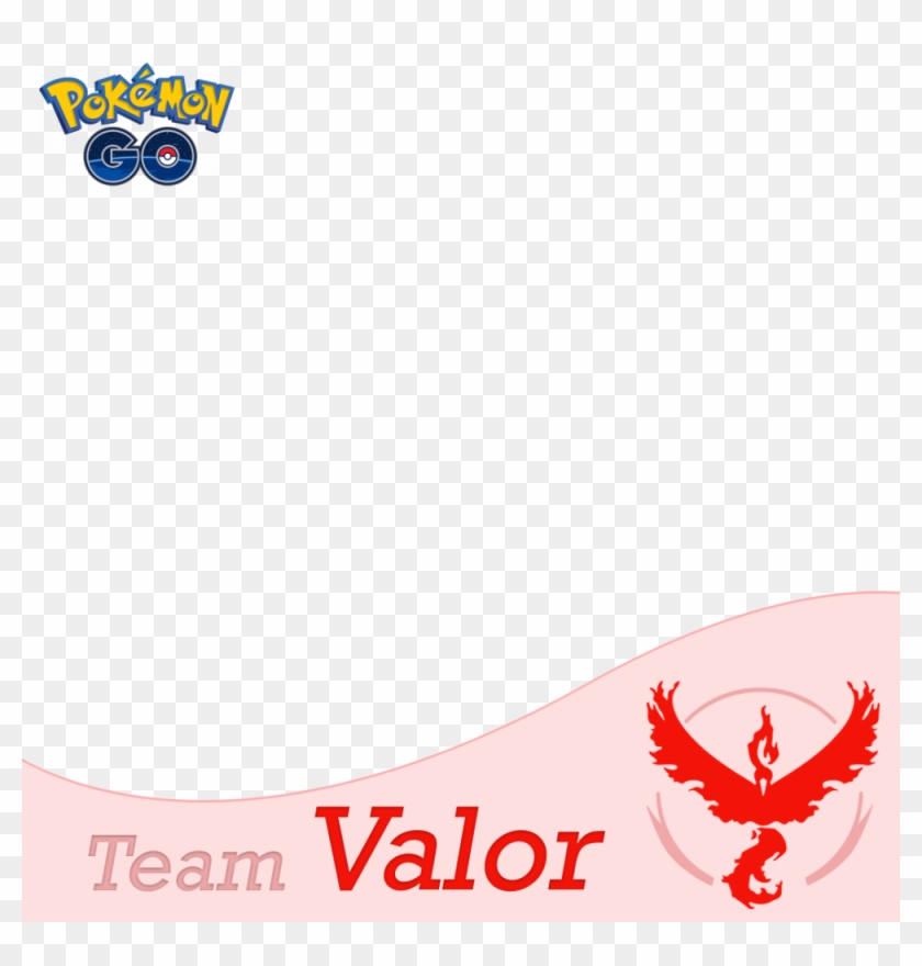 840x880 Team Valor Pokemon Go Profile Picture Frame Filter