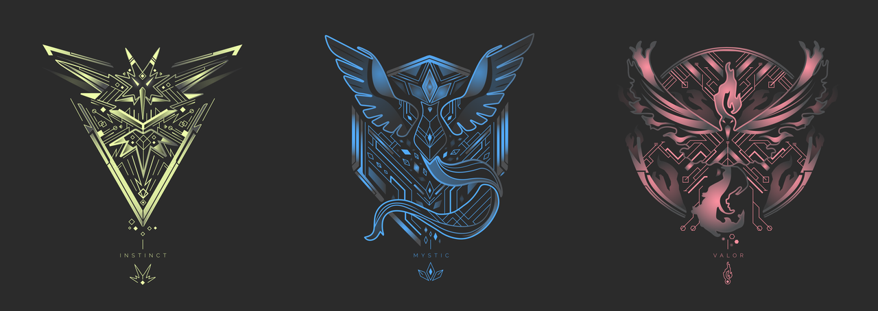 1280x454 Pokemon Go Team Logo Vector