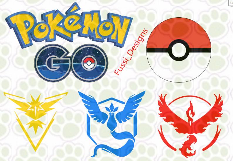794x548 Vector Pokemon Go Teams Pack Etsy