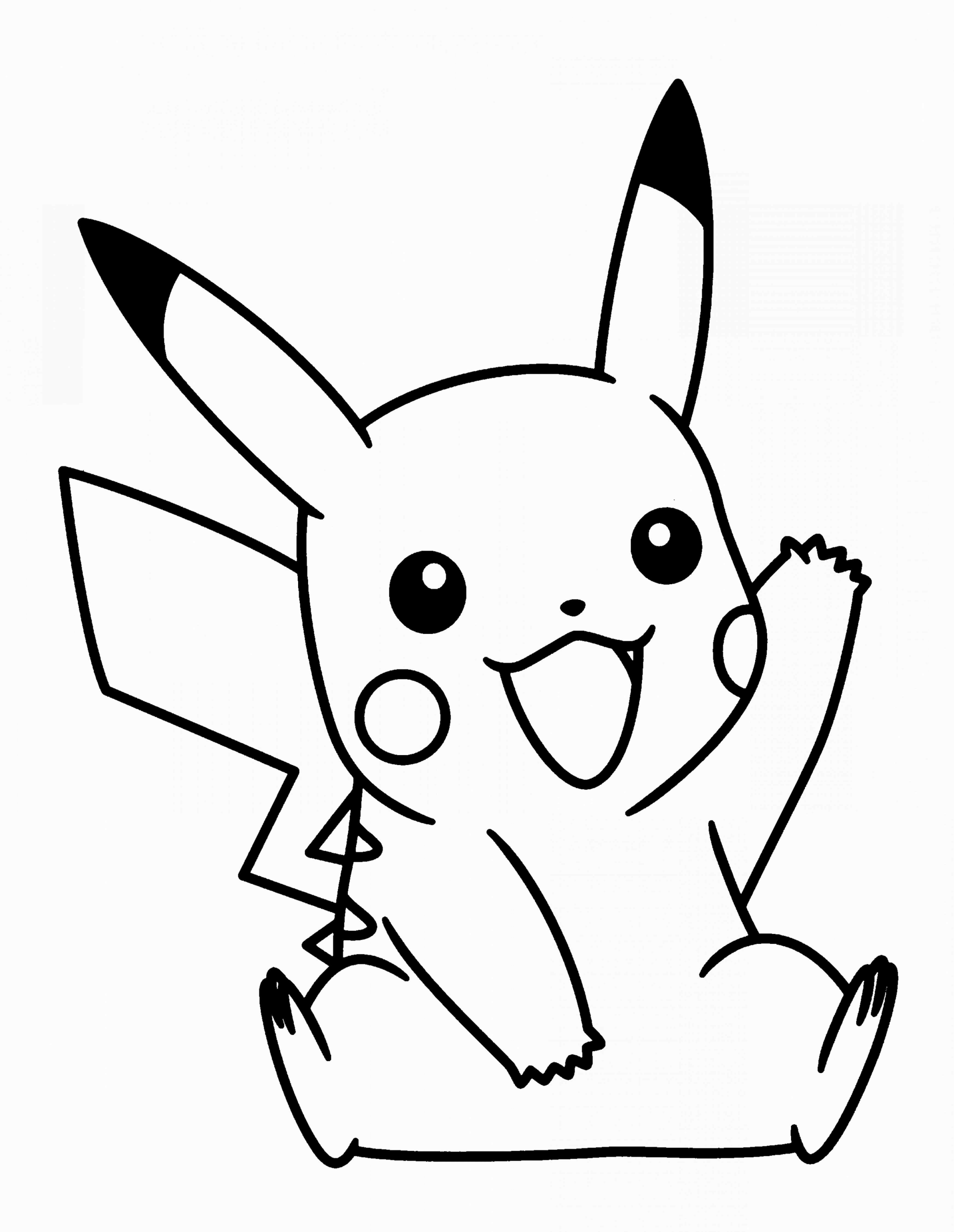 4147x5356 Innovational Ideas Pikachu Outline Free Vector Graphic Pokemon Go