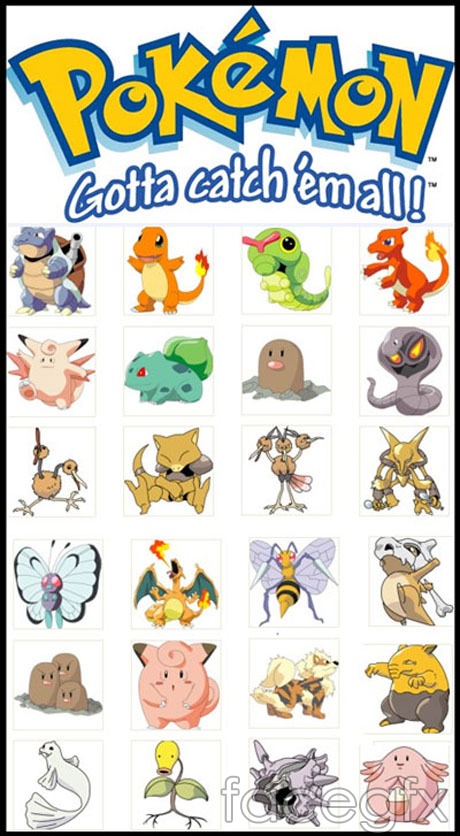 460x836 Pokemon Part Character Vector Over Millions Vectors, Stock