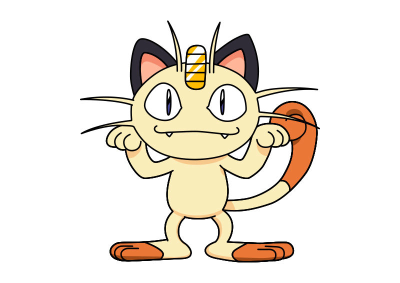 800x566 Meowth Vector