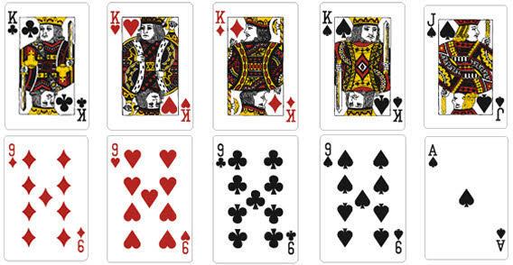 568x294 Playing Card Vector Template
