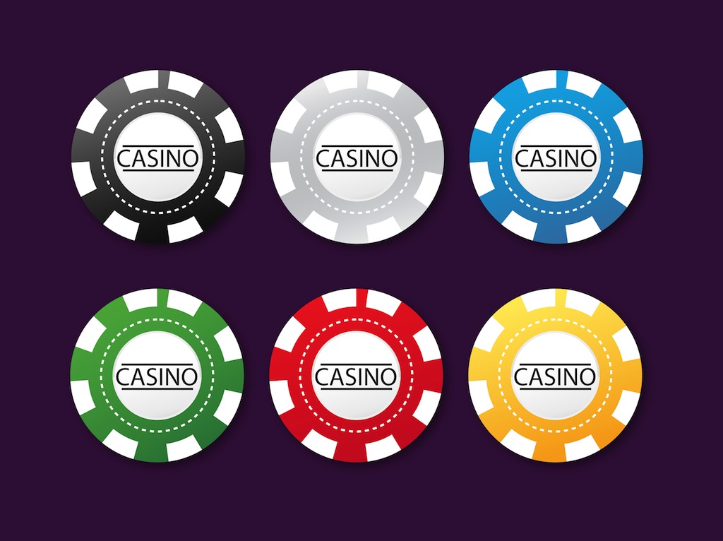 1024x766 Poker Chips Vector Art Graphics