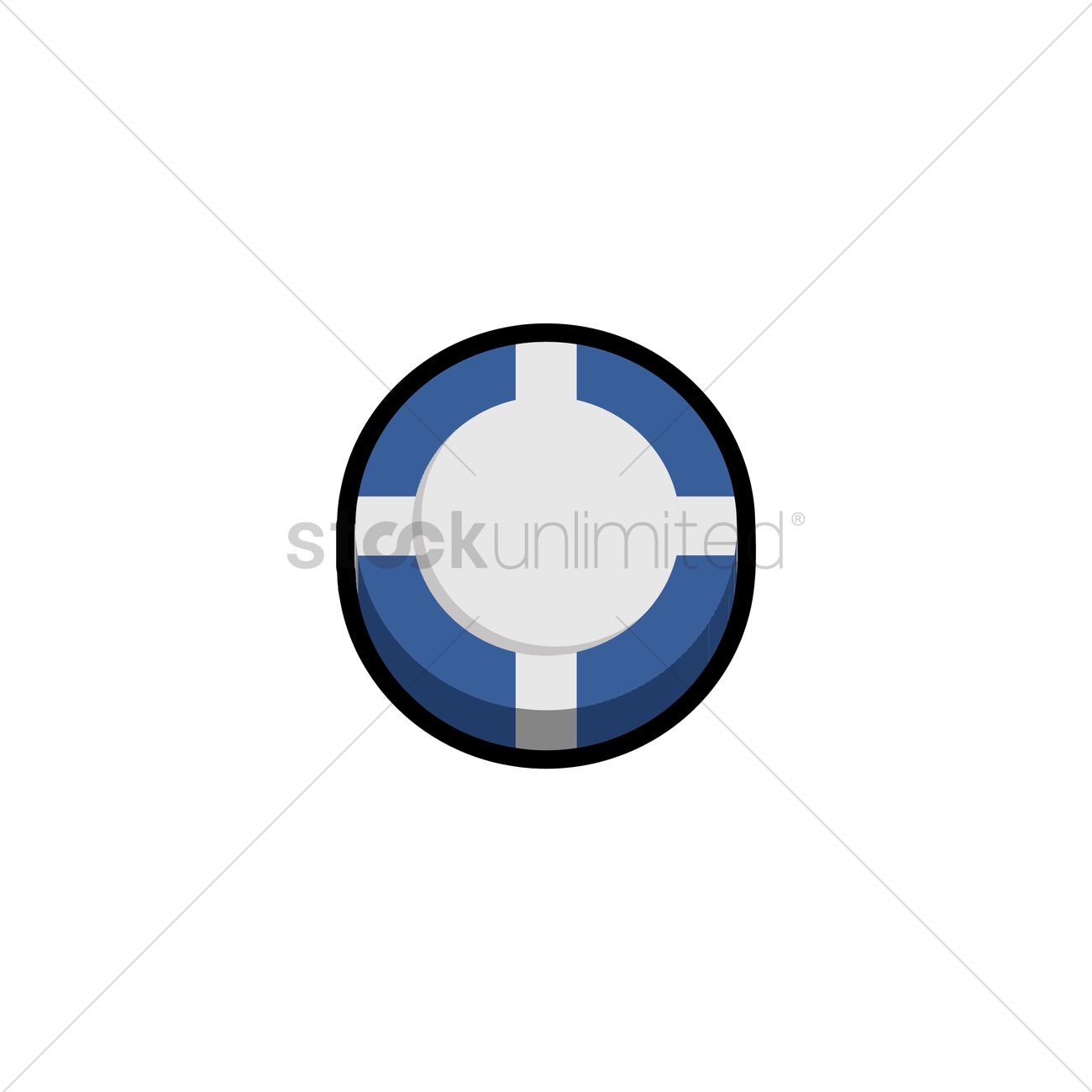 1300x1300 Poker Chip Vector Image