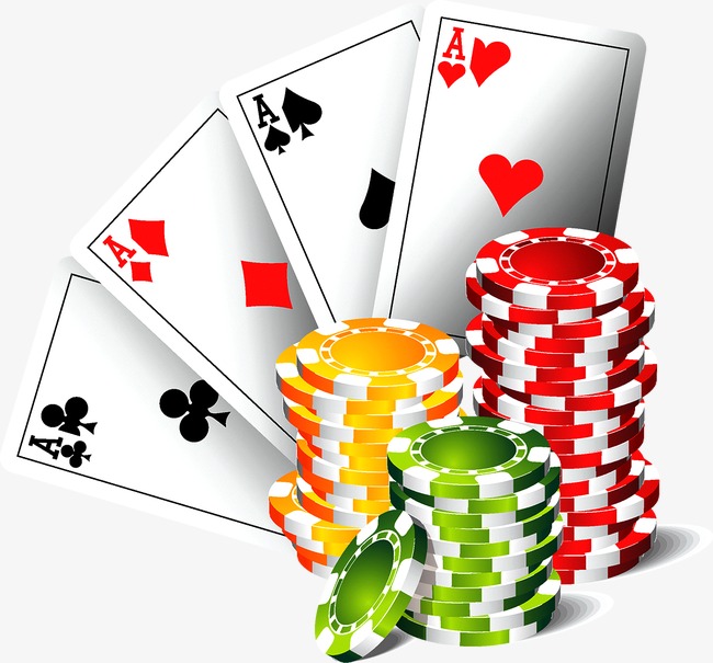 650x605 Poker Chips And Cards Clipart
