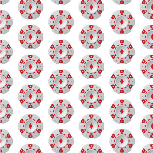 500x500 Poker Chips Vector Background