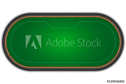500x334 Poker Table Vector Illustration