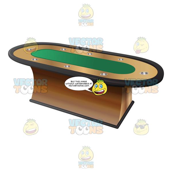 600x600 Luxurious And Sturdy Casino Poker Table Clipart Cartoons