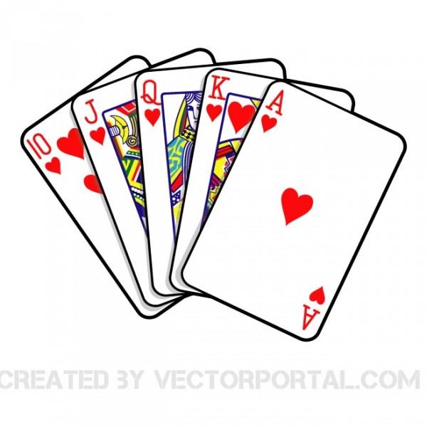 600x600 Free Vector Poker Royal Flush Free Vectors Ui Download