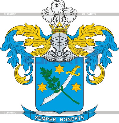 386x400 Polish Family Coat Of Arms Stock Vector Graphics Cliparto