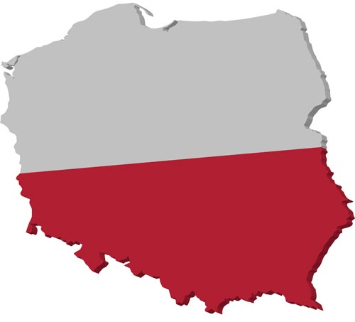 500x453 Poland Vector Maps