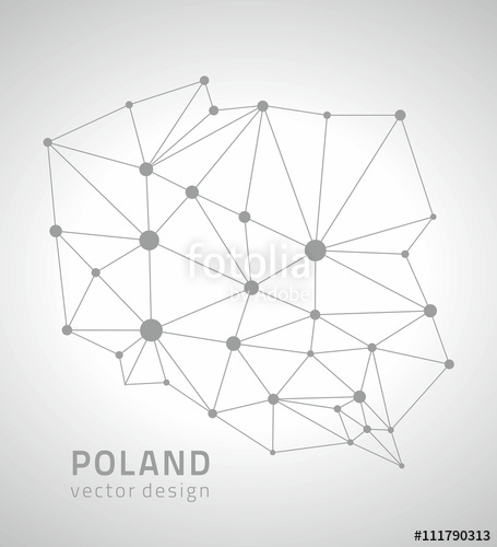 455x500 Poland Vector Outline Map Stock Image And Royalty Free Vector