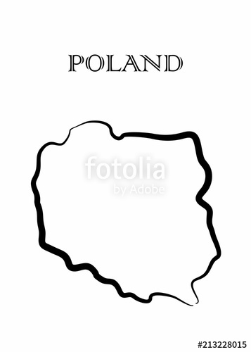357x500 The Poland Map Stock Image And Royalty Free Vector