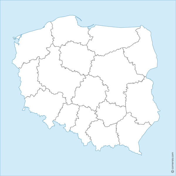 600x600 Free Editable Map Of Poland