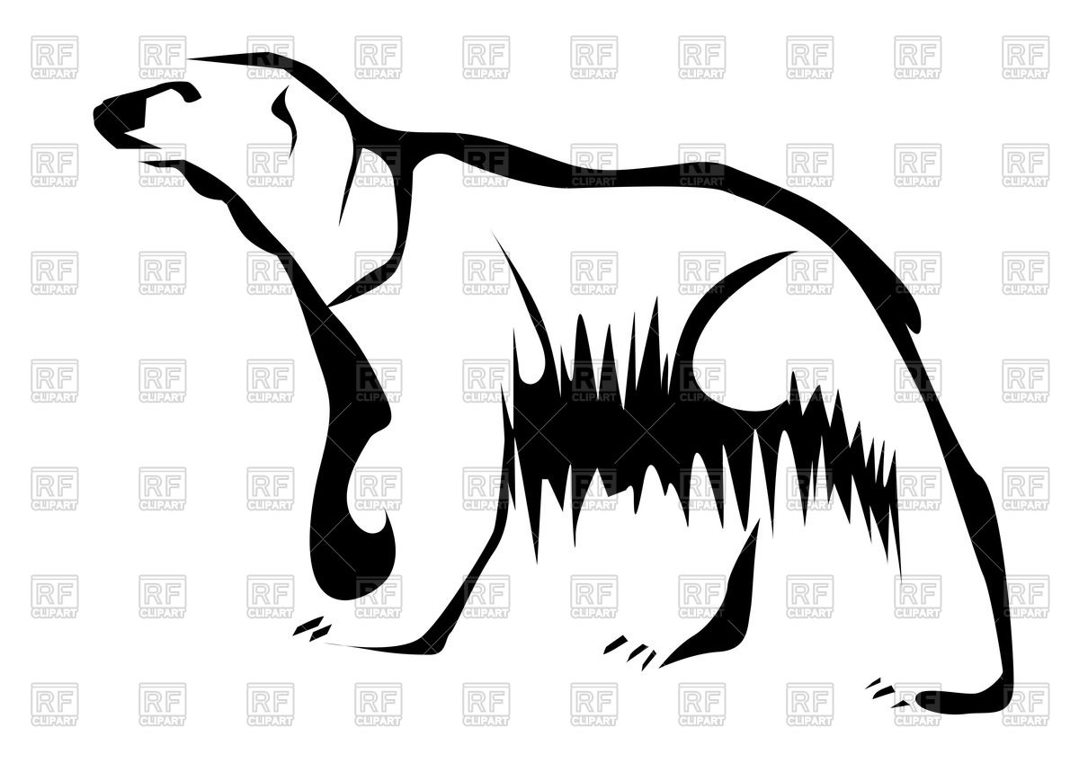 Outline Of Polar Bear Vector Image Of Plants And Animals Arkela 1200x849 Outline Of Polar Bear Vector Image Of Plants And Animals Arkela