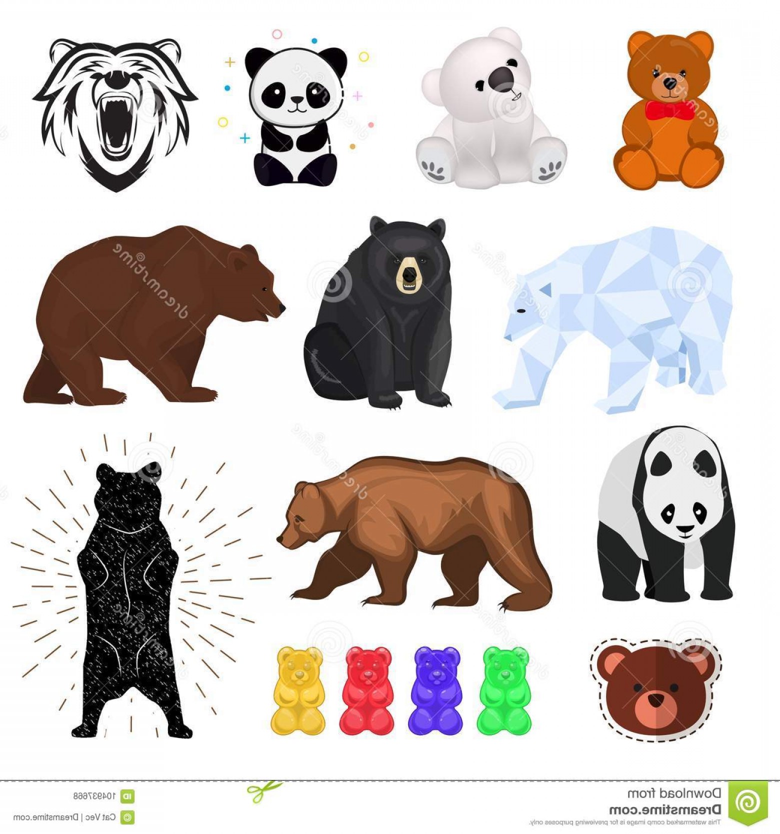 1560x1668 Bear Vector Catamart