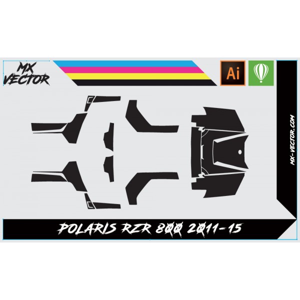 600x600 Templates Design Quad Polaris Rzr Mx
