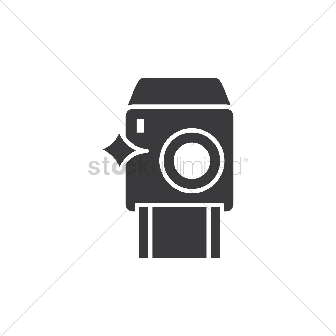 Polaroid Camera Vector Image 1300x1300 Polaroid Camera Vector Image