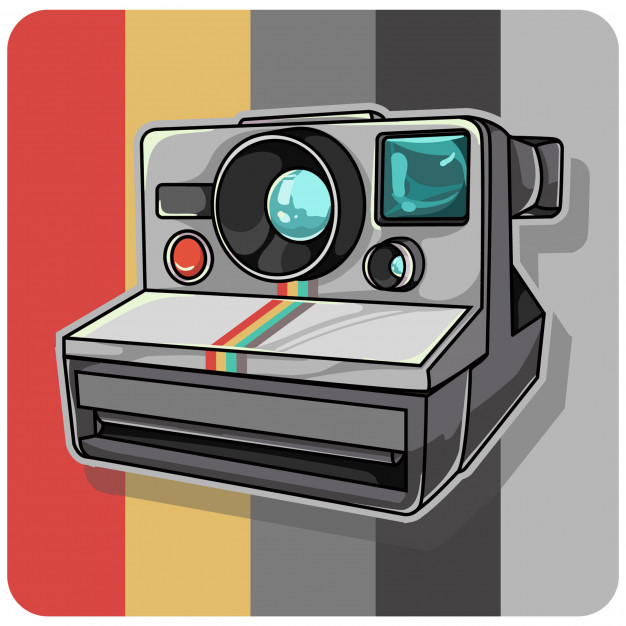 Vintage Polaroid Camera Vector Premium Download 626x626 Vintage Polaroid Camera Vector Premium Download