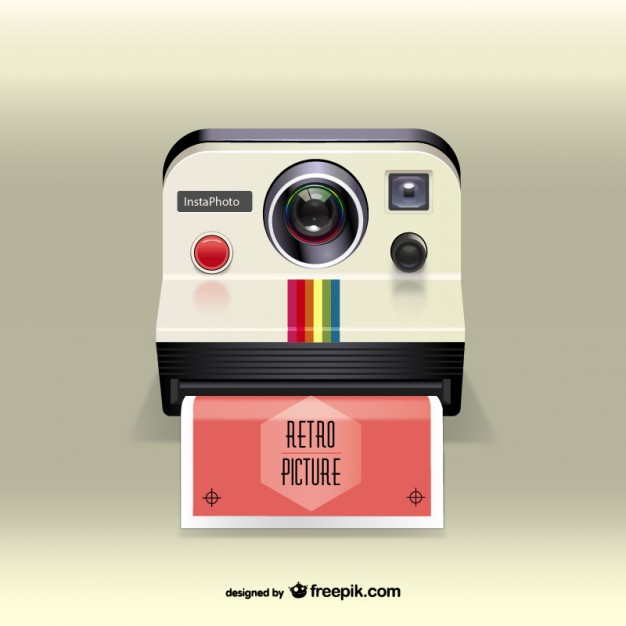 Instant Camera Vector Free Download 626x626 Instant Camera Vector Free Download