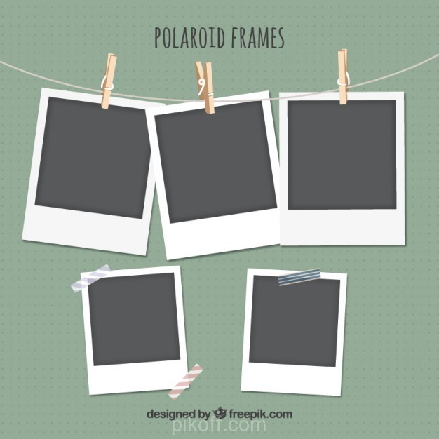 Polaroid Frames Set Vector Free Download 626x626 Polaroid Frames Set Vector Free Download