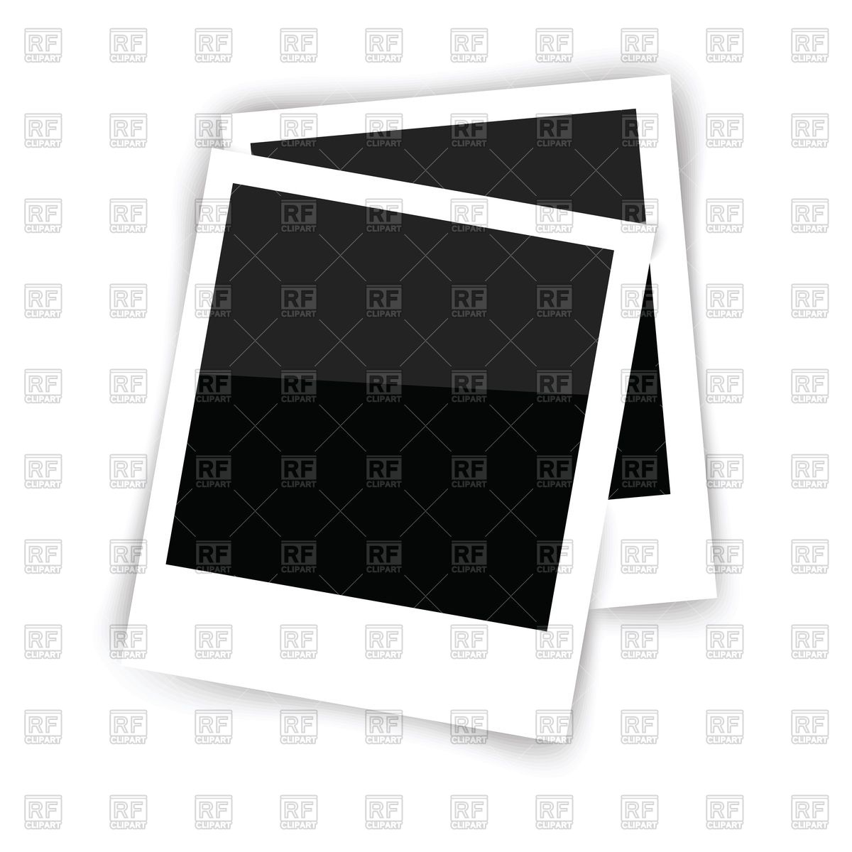Polaroid Blank Photo Frames Vector Image Of Objects 1200x1200 Polaroid Blank Photo Frames Vector Image Of Objects
