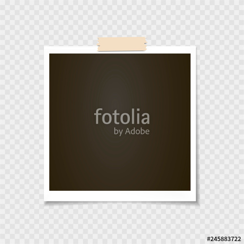 Photo Frame Polaroid Frame, Vector With Adhesive Tape, Sticky 500x500 Photo Frame Polaroid Frame, Vector With Adhesive Tape, Sticky