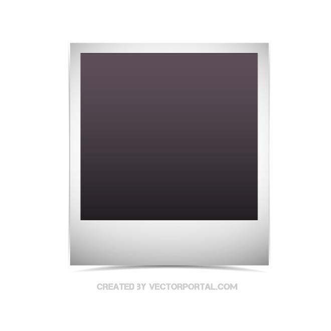 660x660 Polaroid Picture Free Vector