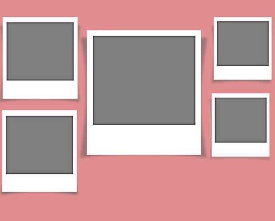 560x450 Polaroid Vector Graphics