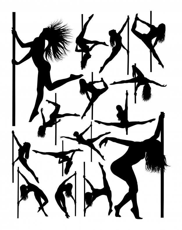 Silhouette Of Beautiful Pole Dancer Vector Premium Download 626x789 Silhouette Of Beautiful Pole Dancer Vector Premium Download